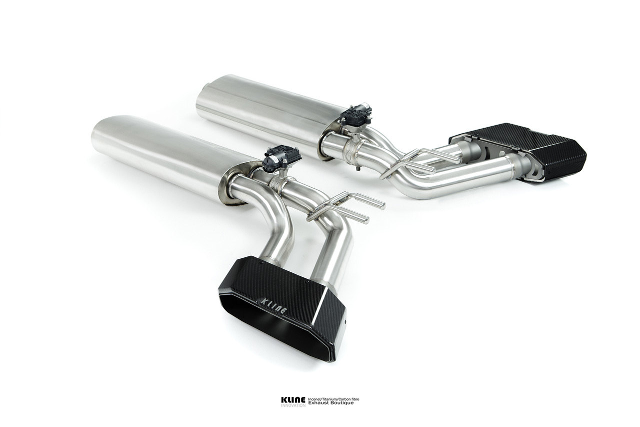 Mercedes G63 AMG 2019 Inconel 625 Exhaust System with Carbon Fiber Tips