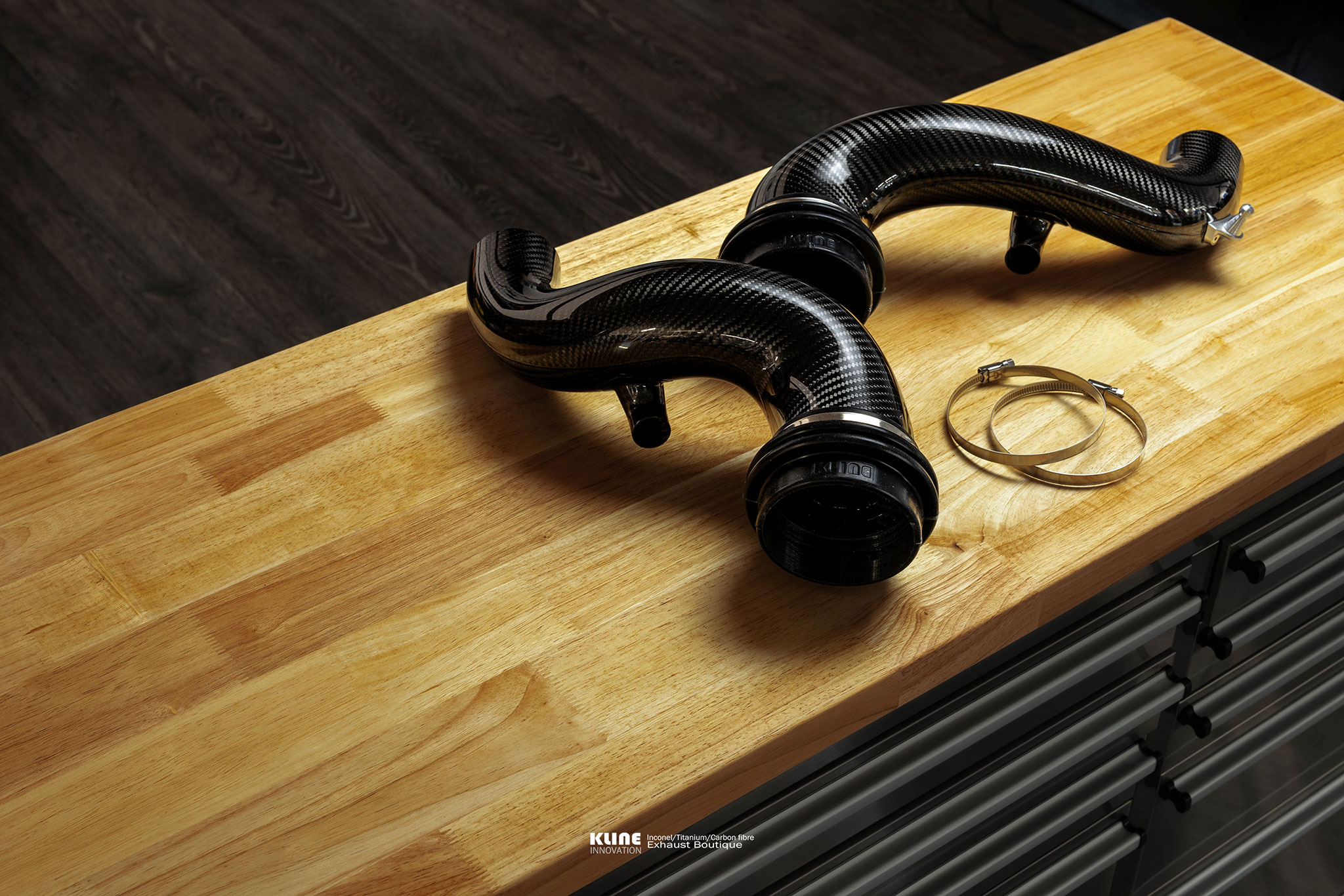 Aston Martin Vantage Kline Innovation Carbon Fiber Induction Pipes